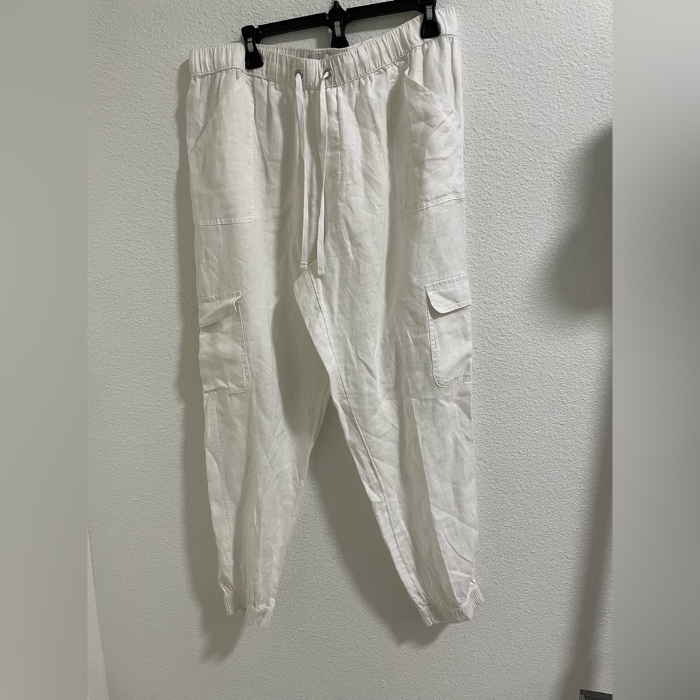 Nicole Miller Light linen Cargo Pants